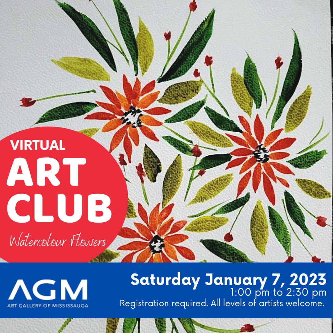 Virtual Art Club Watercolour Flowers